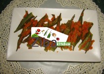 بامیه شکم پر