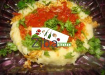 کچالو نرم شده با قورمه رومی