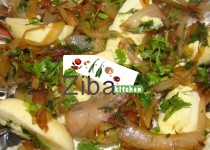 تخم جوشانده و پیاز