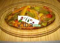 مرچ رنگه بریان شده