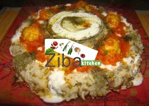 کیچرو قروت با گوفته مرغ