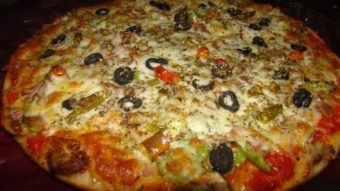 Hot Spicy Veg Pizza Recipe