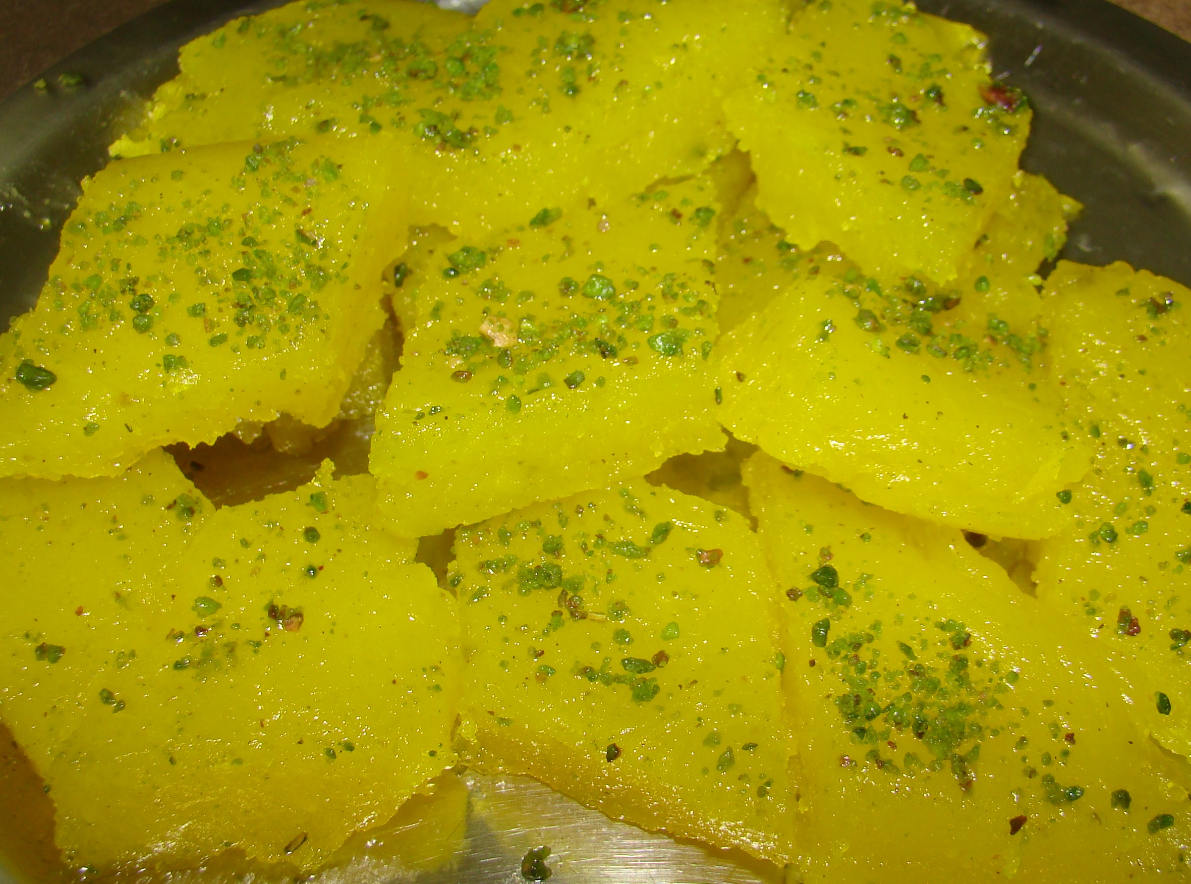 Masghati (starch and rose fudge) Recipe