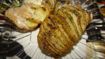 Baked Sliced Potatoes Recipe