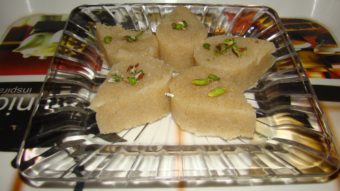 Halwa Berinj (rice halwa) Recipe