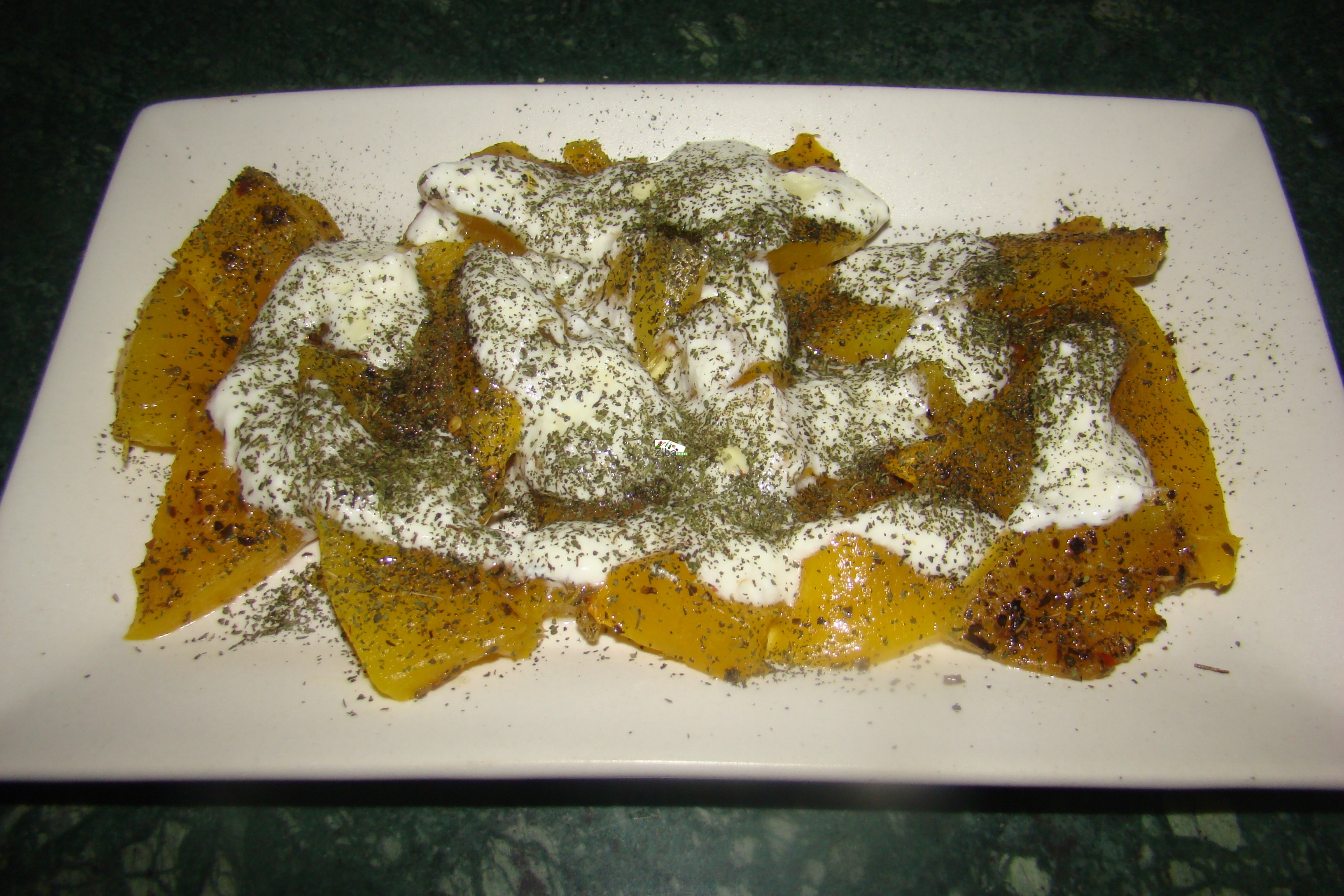 Borani Kadoo (baked pumpking with curd) Recipe
