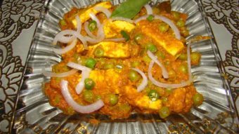 Mattar Paneer Curry Recipe