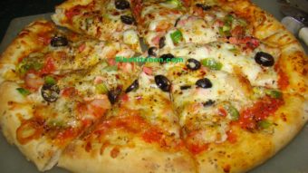 Homemade Veg Pizza Recipe