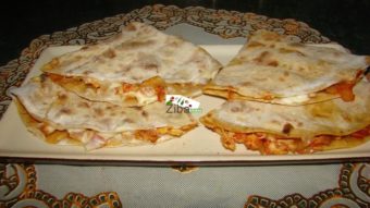 Chicken Stuffed Flat Bread Recipe