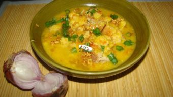 Dal Soup with Bread (Dal Pati) Recipe