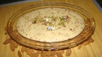 Almond & Flour Custard (Qoymaq) Recipe