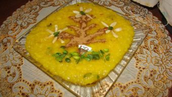 Saffron Sweet Rice Pudding (Shole Zard) Recipe