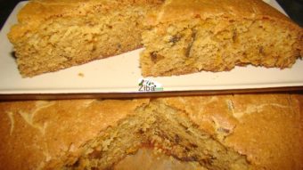 Julienned Orange Peel Cake Recipe
