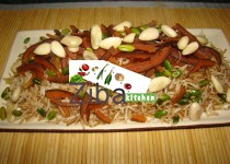 Rice With Julienned Orange Peel