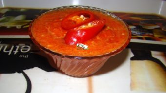 Fresh Red Chili Chutney Recipe