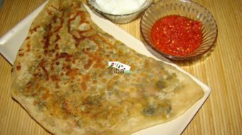 Bolani sabzi Shaftal Recipe