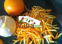 HomeMade Julienned Orange Peel
