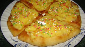 Dessert Custard Pizza Recipe