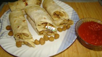Soya Chunks Wrap Recipe